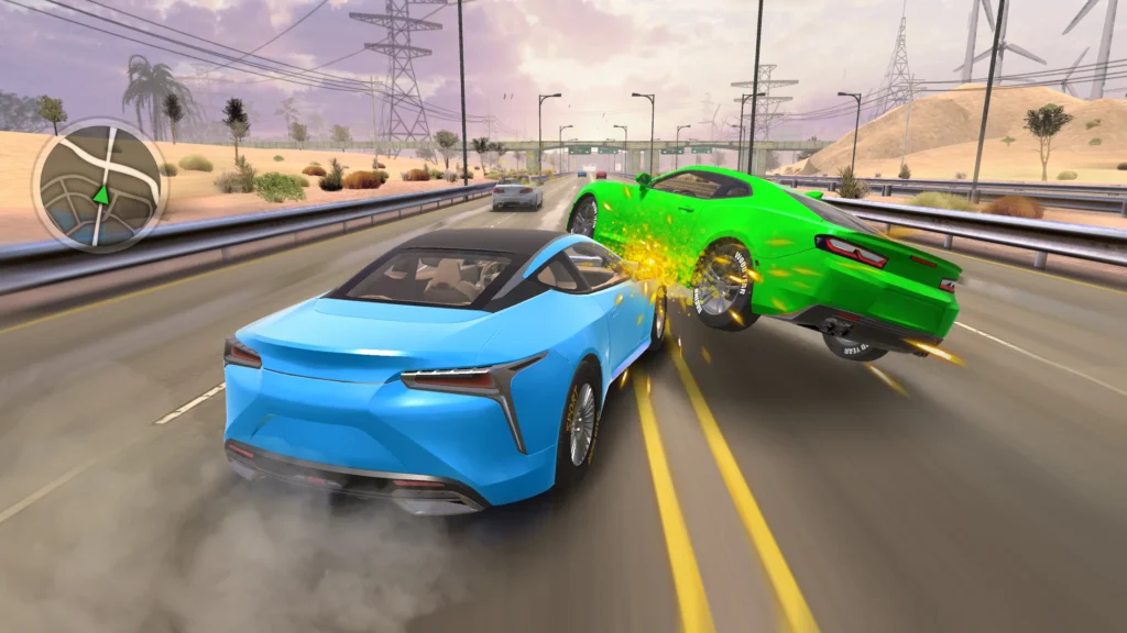 لعبة Traffic Driving Car Simulator